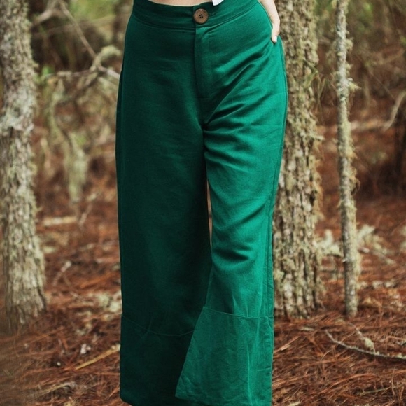 Olette Filipina Verde Pants size XS NWT - Picture 2 of 11